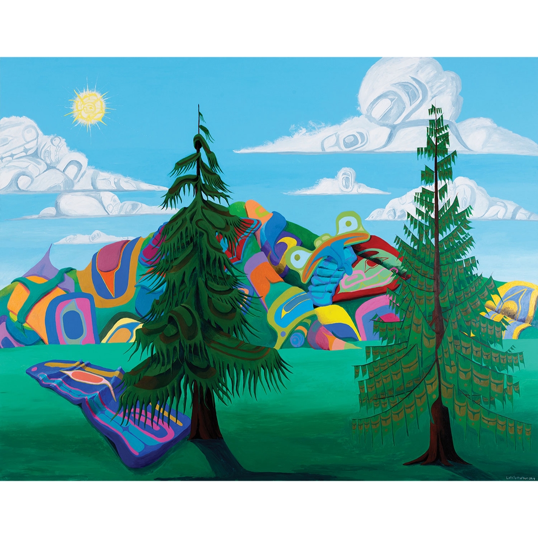 Lawrence Paul Yuxweluptun’s New Climate Landscape is part of “Early Days: Indigenous Art from the McMichael Canadian Art Collection”, the first survey exhibition of First Nations, Inuit and Métis art to be presented internationally. More: ow.ly/XYKh50SSr0q #IndigenousArt