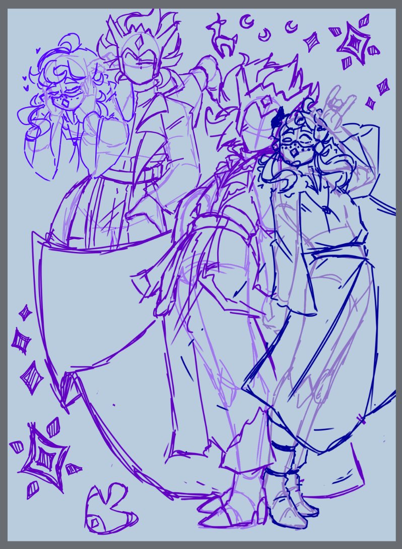 EeveeEnchanted's tweet photo. Miscellaneous doodles featuring some doodles (that I fully plan on digitalizing soon) of @TheInkJester 's OC Gold Choco Cookie 

Even a silly doodle of him interacting with my OC Chocolate Croissant because it felt appropriate he would buy wears from him. https://t.co/ztR9HXITk8