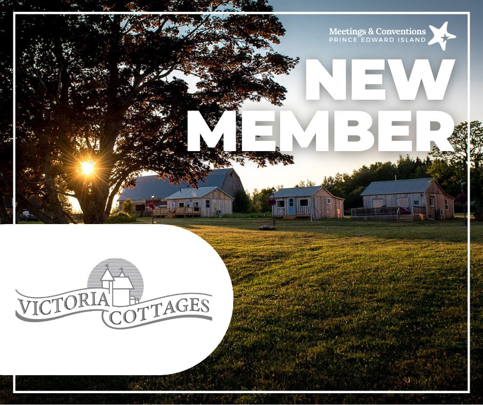 Welcome Victoria Cottages to Meetings &amp; Conventions PEI! Nestled in historic Victoria, PEI, this property offers water views, cottages, and meeting spaces for up to 50. It’s the perfect place for your event—and to come early or stay late! Learn more: meetingsandconventionspei.com/member/victori…