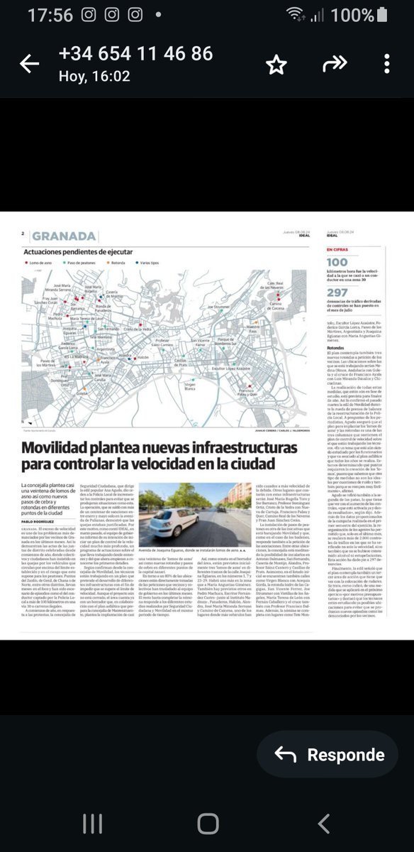 Ir en bici por Granada sin infraestructuras te juegas la vida