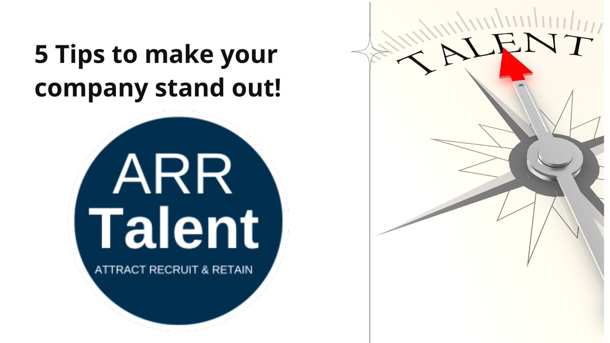ARRTalent's tweet photo. Here are 5 tips to make your company stand out:

* Showcase a strong company culture
* Have an Employee Value Proposition (EVP)
* Provide clear career advancement paths
* Emphasise work-life balance
* Highlight training and development
#RecruitmentTips #IFAcareers #ARRTalent https://t.co/IjxCbpH14U