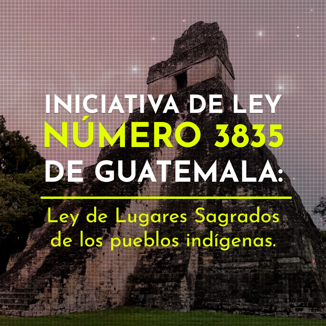 Sabías que en #Guatemala existe la iniciativa de ley número 3835 que pretende garantizar la preservación de los Lugares Sagrados de los Pueblos Indígenas en Iximulew.

📝🌲🔥💧

Si no sabías, te invitamos a leer este hilo y aprender sobre esta iniciativa y exigir al Congreso de