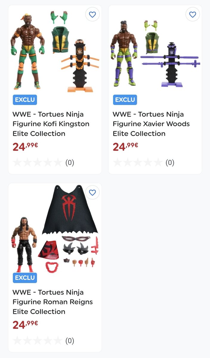 Smyths Toys France (@smythstoys_fr) on Twitter photo Bonne nouvelle pour les fans de <a href="/WWEFrance/">WWE France</a> et de Tortues Ninja, les figurines crossover sont disponibles en précommande 💪🐢😎 smythstoys.com/fr/fr-fr/searc… #WWE #TMNT Bonne nouvelle pour les fans de <a href="/WWEFrance/">WWE France</a> et de Tortues Ninja, les figurines crossover sont disponibles en précommande 💪🐢😎 smythstoys.com/fr/fr-fr/searc… #WWE #TMNT
