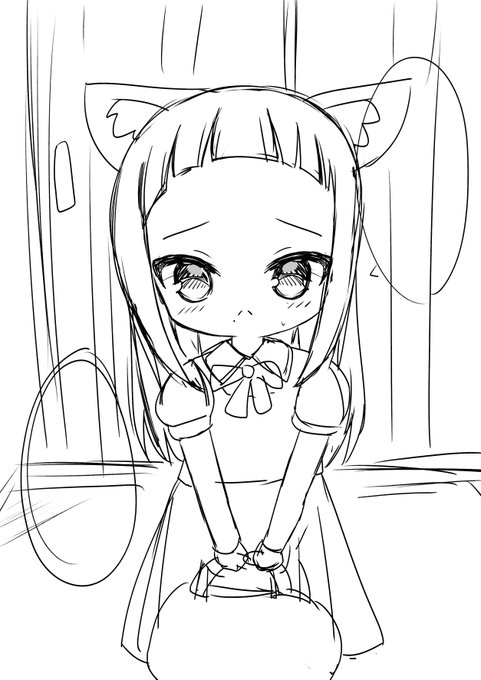 これは今描いてるCG集のラフ 