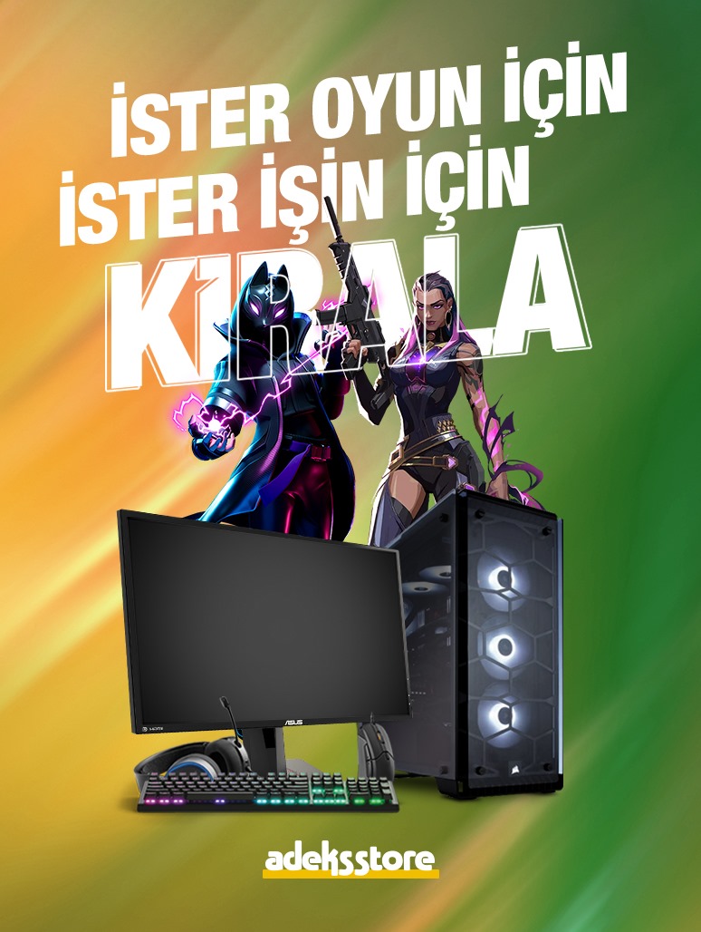 Şimdi kiralama zamanı! Sana uygun bilgisayarı kiralamak için daha fazla vakit kaybetme! 

#kiralama #adeks #adeksstore #adekscafe #adekskiralama #bilgisayarkiralama #pckiralama #oyunbilgisayari #gamingpc #gaming #computerrental #rentpc #ps5kiralama #playststionkiralama