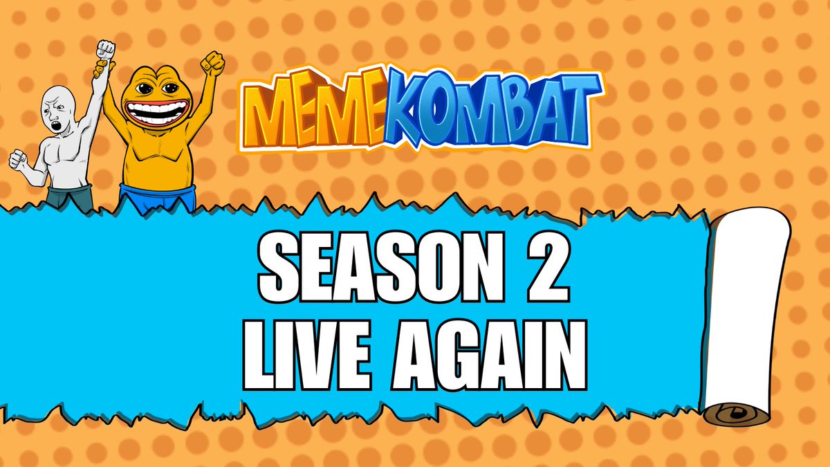 Meme_Kombat's tweet photo. Time to fight ⚔️

The Meme Kombat Arena is up and running again! 
Play now: https://t.co/Kxmdige7kt

We have updated a few things along with the obvious fix that we needed to make. Let's dive in 🧵👇 https://t.co/80Jx4IgP4h