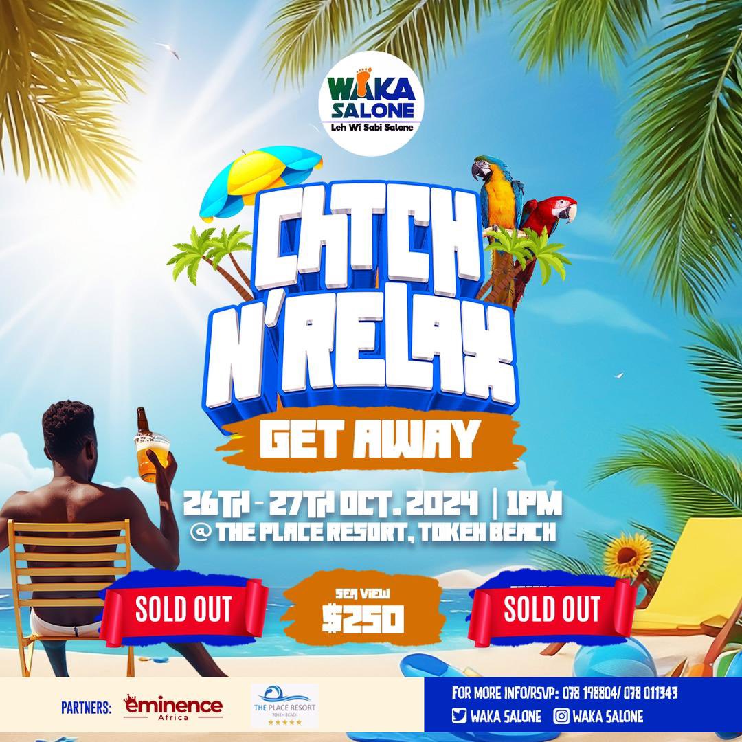 SaloneWaka's tweet photo. *Mountain View Chalets are fully SOLD OUT!!*
*We are thankful🙏🏾 Cheers 🥂*

*Note: Only Sea View Chalets Available Now and payment confirms your reservation/s* https://t.co/NdAMOsqsxW