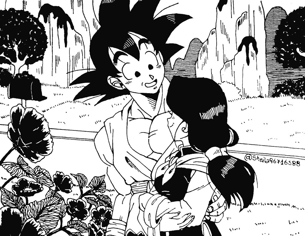 Eternal love】 #悟チチ #Gochi #dragonballz