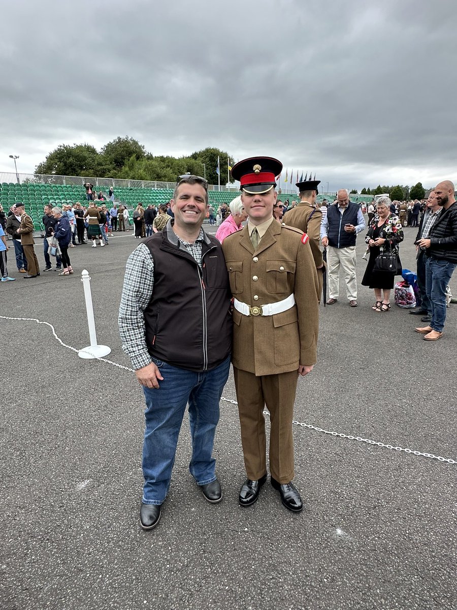Today! I attended Luke’s passing out parade from Army Foundation College! I am so proud of him! Plus I saw <a href="/BearGrylls/">Bear Grylls OBE</a>!! Thanks <a href="/CO_AFC/">Lt Col Jules Russell</a> for looking after him. <a href="/lucyweedon85/">Lucy Weedon</a>