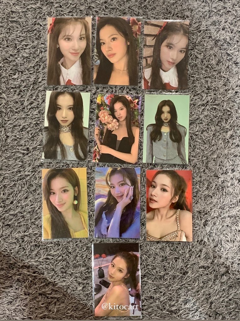 kitocart's tweet photo. wts lfb ic twice pc

tcl 1 ny devil set - 2,500
sana ewo set - 2,000

other pcs: depends on the order. must get at least 5 per pc ^^

mop: gcash payo
mod: jnt direct

dm/reply if interested or to claim! https://t.co/ZVcyTAPreH