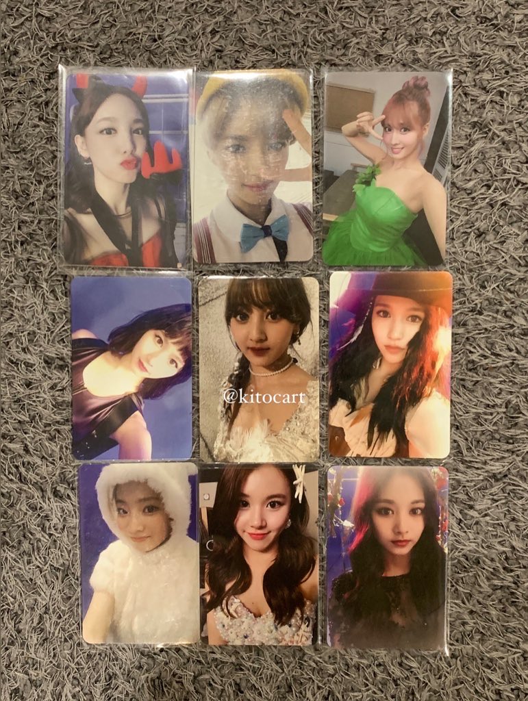 kitocart's tweet photo. wts lfb ic twice pc

tcl 1 ny devil set - 2,500
sana ewo set - 2,000

other pcs: depends on the order. must get at least 5 per pc ^^

mop: gcash payo
mod: jnt direct

dm/reply if interested or to claim! https://t.co/ZVcyTAPreH