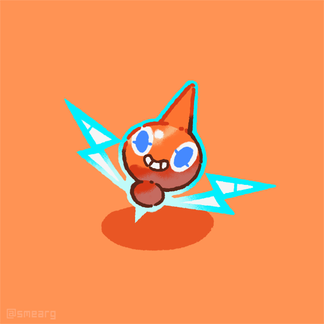 smearg's tweet photo. zippy lil rotom 💡👻⚡️ https://t.co/gtcGiIy5CU
