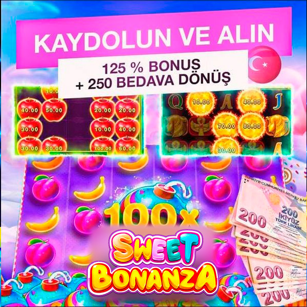 SweetBonanzaTR1's tweet photo. 🍭 Sweet Bonanza - Tatli Şeker Patlamasi!
🎰 Türkiye'nin en tatli slot oyunu sizi bekliyor
💰 5000x'e kadar kazanç şansi
🍬 Ücretsiz demo versiyonunu deneyin

🔗 Hemen oyna: https://t.co/Cp01sTVRIQ

#SweetBonanza #SlotOyunu #OnlineCasino https://t.co/5UpWDWTYgC