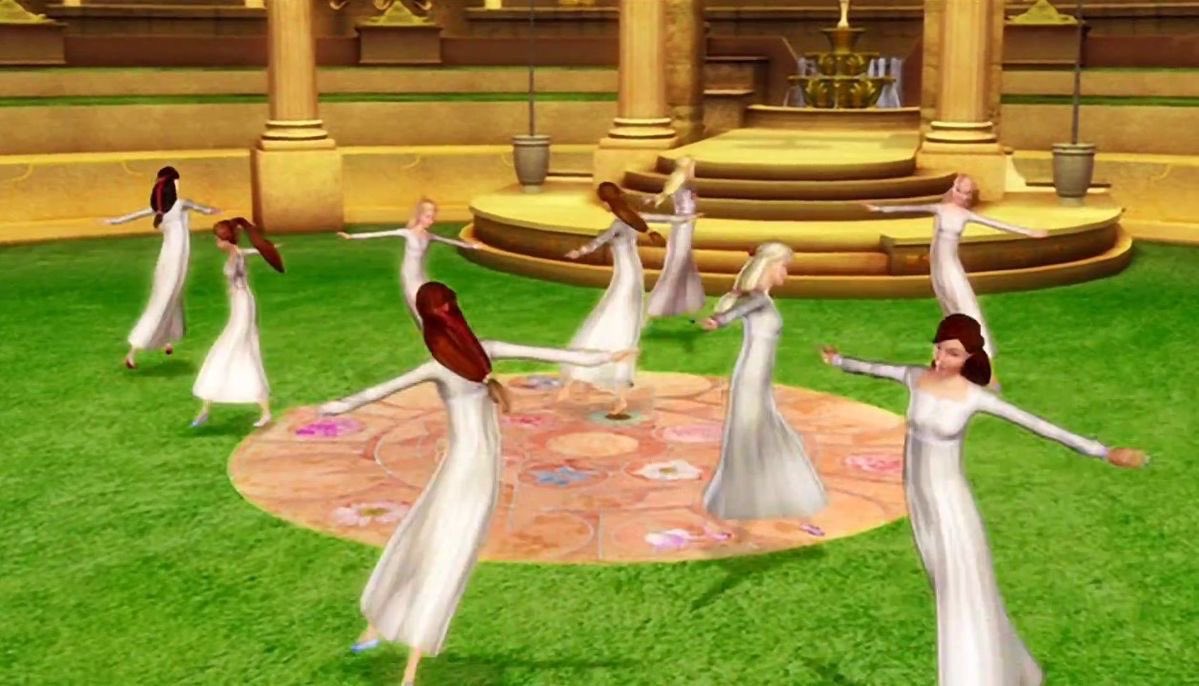 barbienostalgic's tweet photo. Barbie in the 12 Dancing Princesses (2006) https://t.co/5tCbUJun0Q