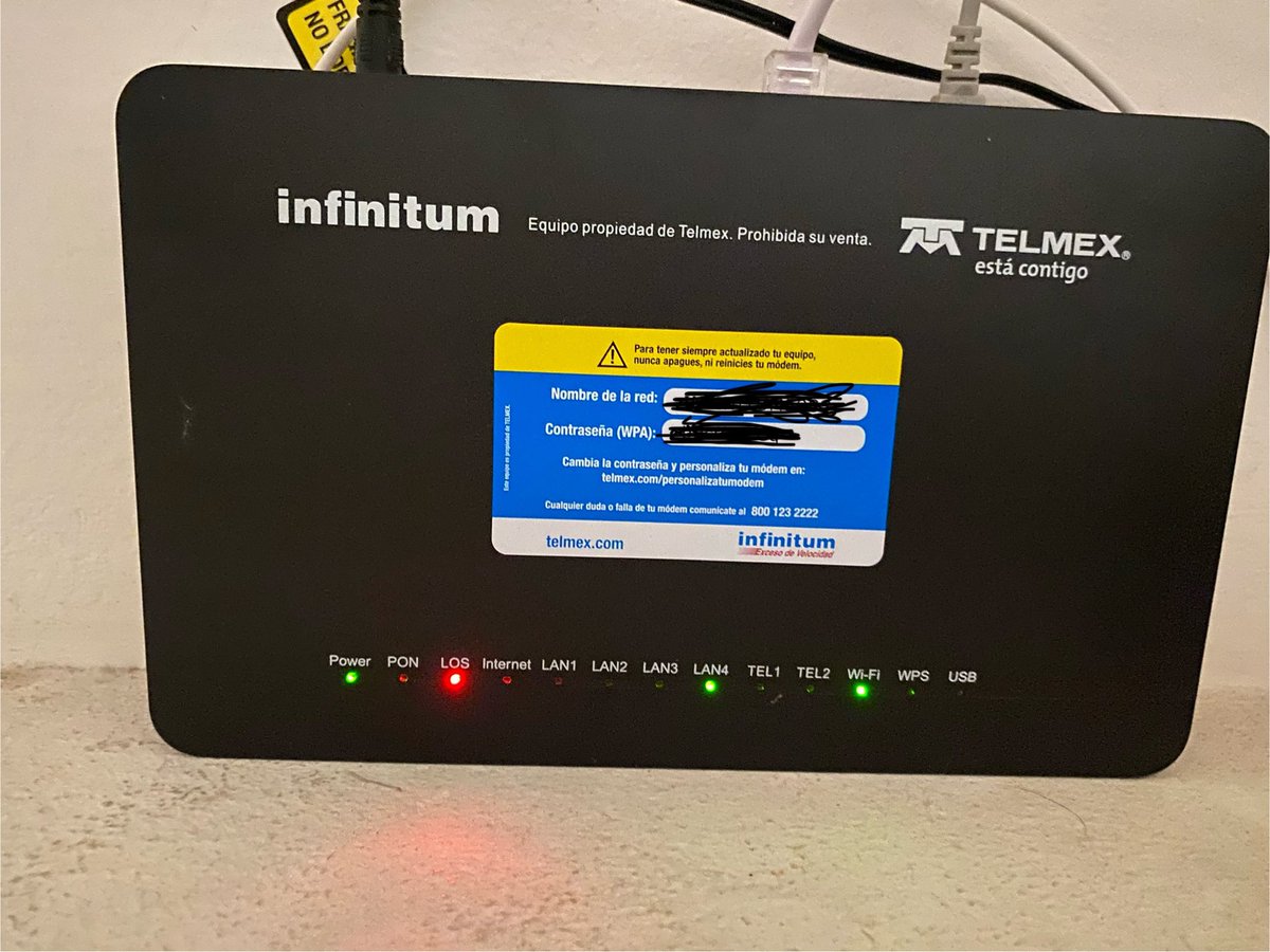 esosa_g's tweet photo. @TELMEXSoluciona @TELMEXSoluciona recientemente contraté el servicio (jueves de la semana pasada) y el lunes fallo el servicio, lo he reportado y la respuesta ha sido que espere. https://t.co/ZtVgFsTUdM