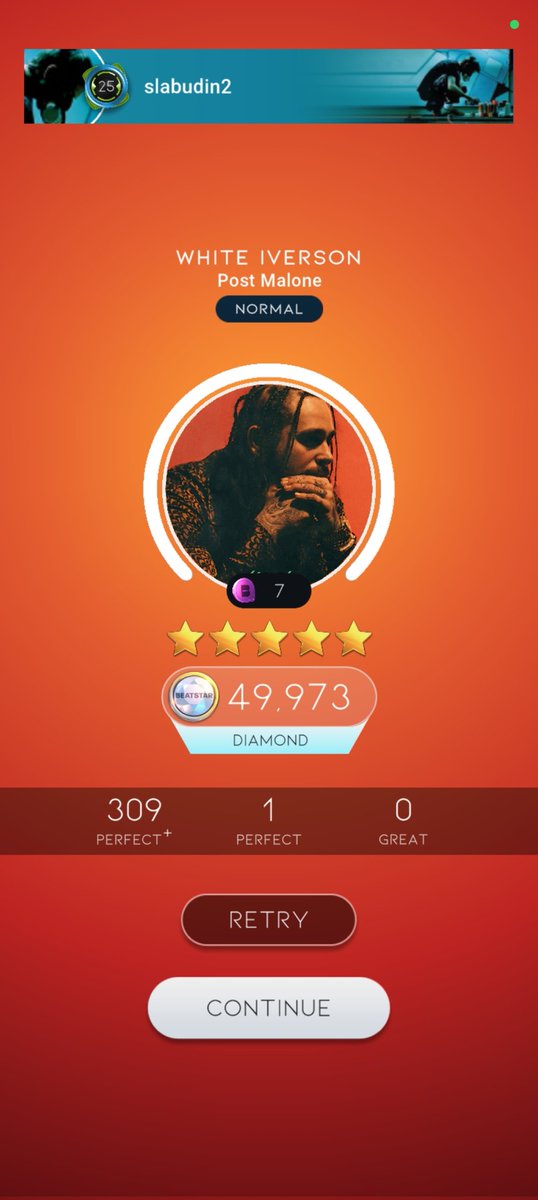 slabudin's tweet photo. @playbeatstar Phew. I did it. Yes, not Diamond Perfect, but still. https://t.co/v7Q3HOzW1k