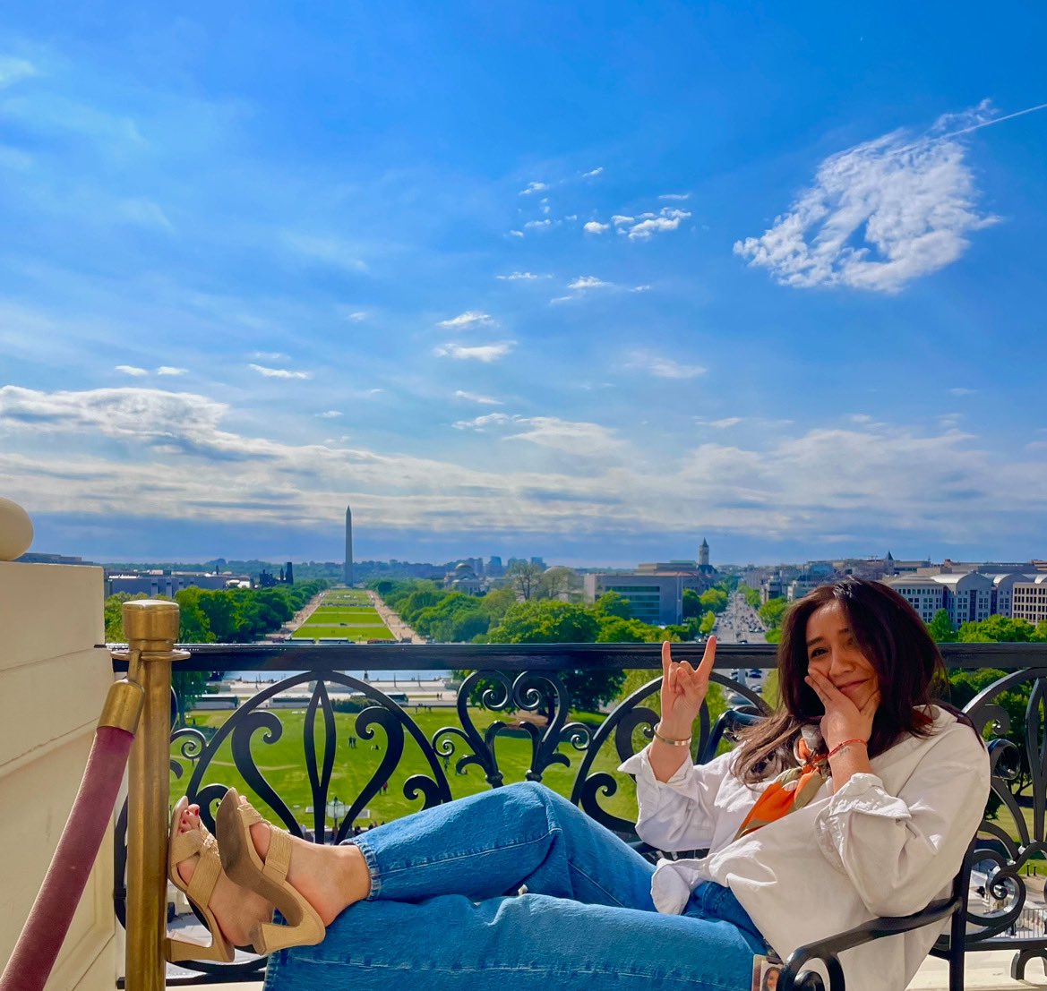 symphrojas's tweet photo. Today marks 8 months working in Congress! So many new friends. Opportunities. Memories. Here’s to more blessings! 🥂🇺🇸🏛️ #TeamCloud https://t.co/veHOpaD0TB