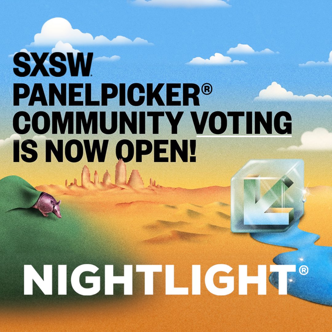 Check out the link to vote Nightlight’s panel ‘The Social Cinema Wave’  for the 2025 SXSW conference!! panelpicker.sxsw.com/vote/148622