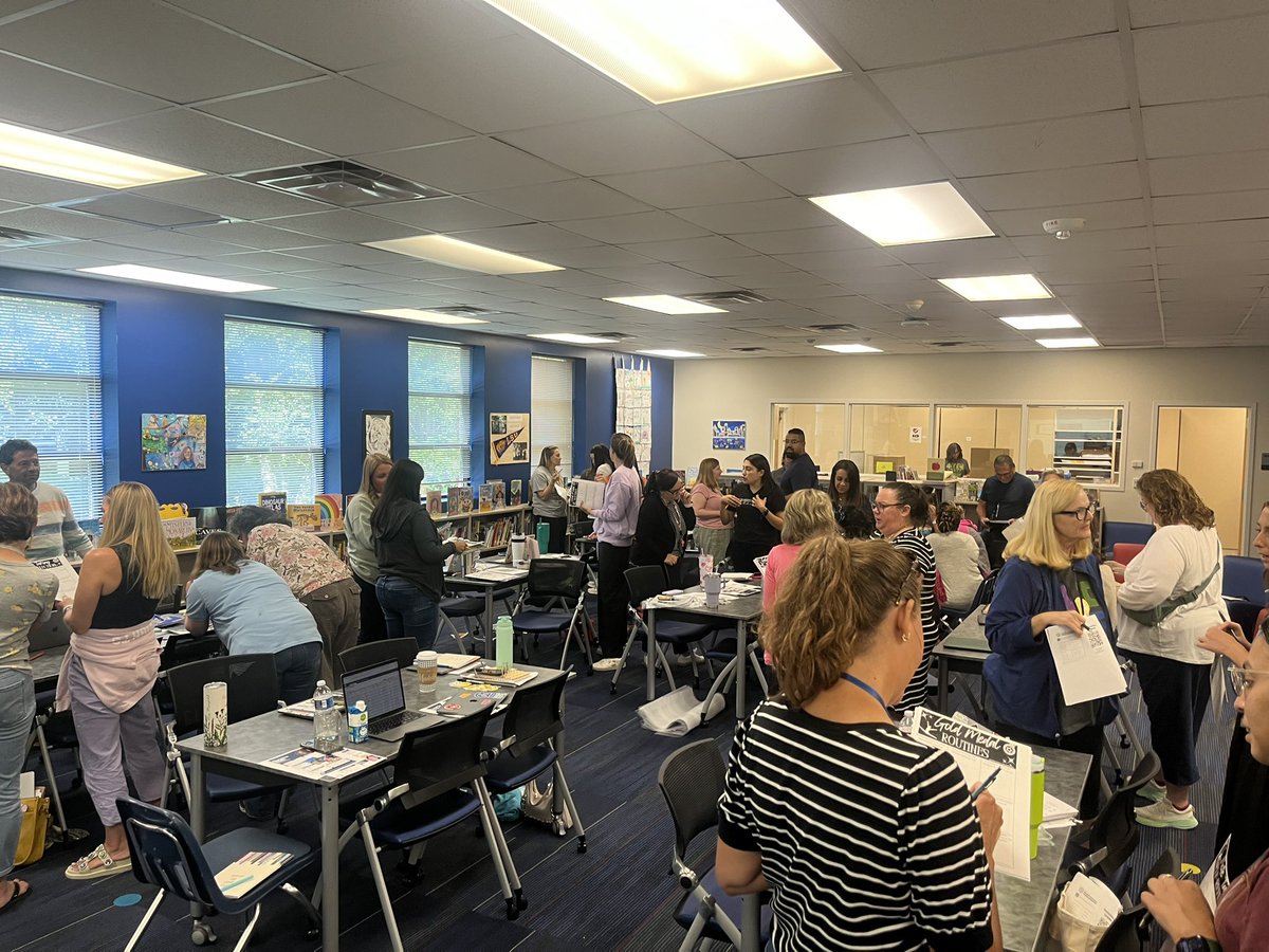 I adapted <a href="/AllysonApsey/">Allyson Apsey</a>’s Show and Tell Bingo to make it an Olympics themed “Gold Medal Routines”. Teachers shared ideas with one another before moving into Emergent Tree PD to refresh and review their procedures and expectations! 🏅 #RISDBeTheOne