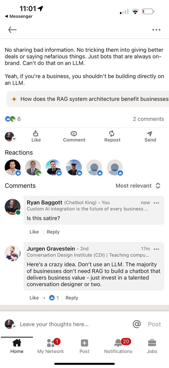 CBBuilder's tweet image. Surprised to see @getbotpress’s COO dismissing the power of LLMs from @OpenAI, @GoogleAI, and @AnthropicAI—and even more by them deleting critical feedback. 

Isn’t #AI about pushing boundaries, not silencing them? If you value innovation and #FreeSpeech, it’s time to rethink…