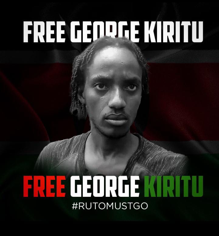 wanjirunjira's tweet photo. This right here is why #RutoMustGo!

Police brutality on peaceful protesters armed with fire of patriotism and desire for a better Nation is cowardice. Unconstitutional  .  

Comrade George Kiritu is our hero on todays #NaneNane.

Aluta continua✊🏾.🇰🇪 https://t.co/Pdu8J2zluT