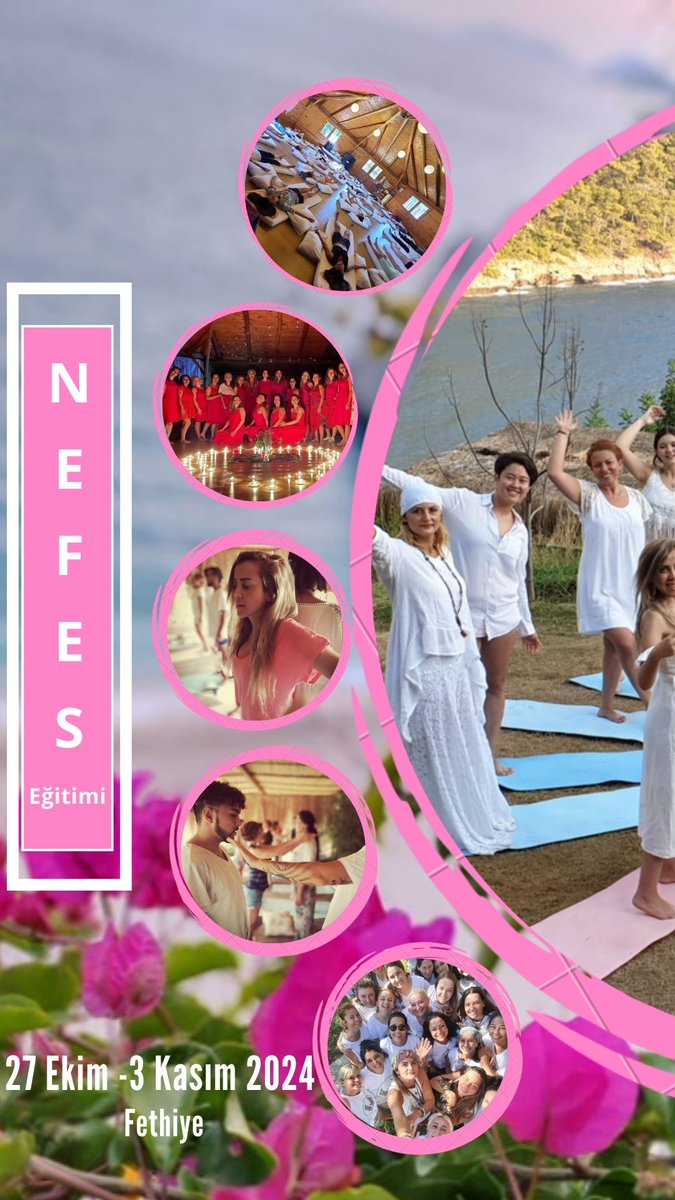 Nefes Eğitimi 27 Ekim ~ 3 Kasım 2024

Nefesinle Çiçeklen ®

2 yıl süren ve yüzyüze 4 Seminer ile 2 adet Online Seminer şeklinde ilerleyen toplam 28 gün ve toplam 420 saatlik bir programı içerir...