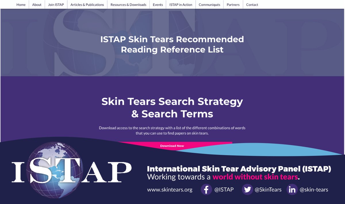 International Skin Tear Advisory Panel (ISTAP) tweet media