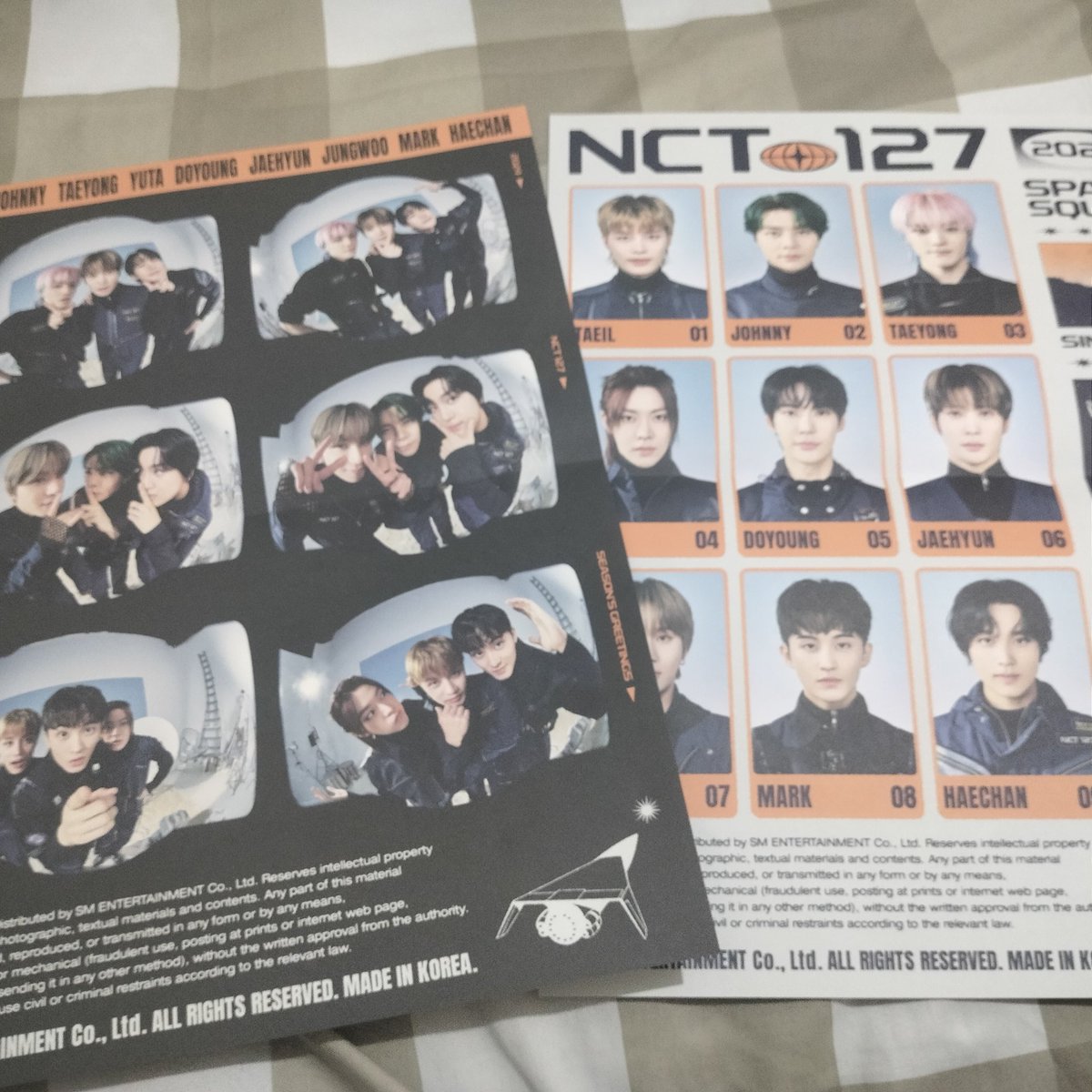 cocogoba's tweet photo. WTS NCT 127 SG24 unsealed  
• Box + folded poster 25k
• Calender 25k  
• Postcard+stiker 15k  
• Polaroid jy 30k  
• Poster unit all 25k  
💵Take all 100k💵 

✅Inc all
🍊vid, keep
📍Dom bdg

# nct 127 ina taeil johnny taeyong yuta doyoung jaehyun jungwoo mark haechan https://t.co/xaHX6A41A6
