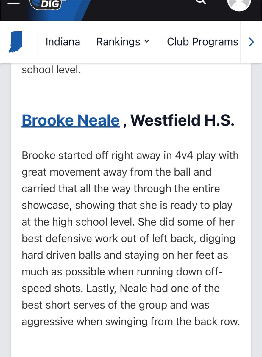 Brandi Neale (@bbroster) on Twitter photo Thanks <a href="/PrepDigIN/">Prep Dig Indiana</a> Brooke is excited to be part of WHS Varsity this year! <a href="/Brookeneale11/">Brooke Neale</a> <a href="/WHS_Volleyball/">Westfield Volleyball</a> <a href="/MuncianaVB/">Munciana Volleyball</a> Thanks <a href="/PrepDigIN/">Prep Dig Indiana</a> Brooke is excited to be part of WHS Varsity this year! <a href="/Brookeneale11/">Brooke Neale</a> <a href="/WHS_Volleyball/">Westfield Volleyball</a> <a href="/MuncianaVB/">Munciana Volleyball</a>