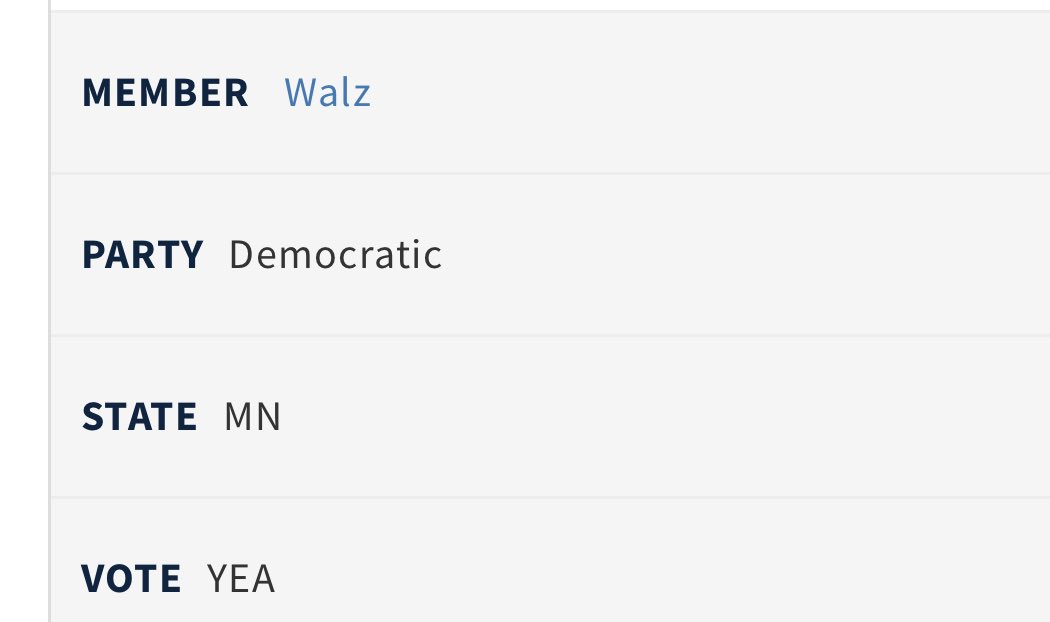 nicksortor's tweet image. 🚨 Congressman Tim Walz literally voted TO PASS the Stolen Valor Act of 2013, which he is in DIRECT violation of.

Can’t make this stuff up.

He knew exactly what he’s doing, but thought he was immune.

Penalties include PRISON TIME. Maybe it’s time to lock Walz up.