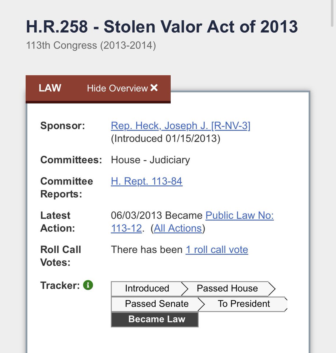 nicksortor's tweet image. 🚨 Congressman Tim Walz literally voted TO PASS the Stolen Valor Act of 2013, which he is in DIRECT violation of.

Can’t make this stuff up.

He knew exactly what he’s doing, but thought he was immune.

Penalties include PRISON TIME. Maybe it’s time to lock Walz up.