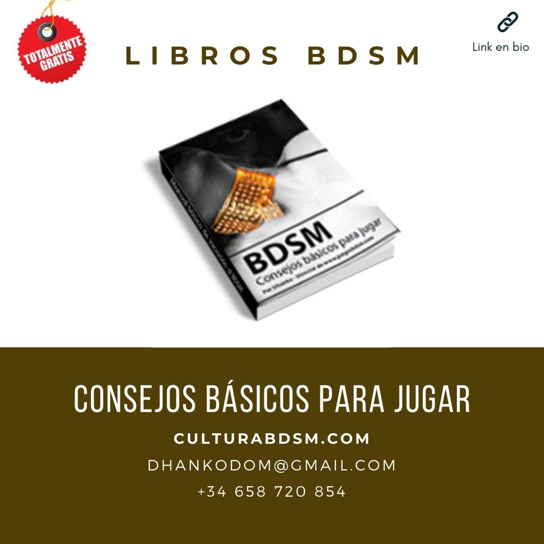 Cultura_BDSM's tweet photo. LIBRO GRATIS - CONSEJOS BÁSICOS PARA JUGAR EN PAREJA 
Libro que os guiará en los primeros pasos del BDSM de pareja. Y recuerda... TOTALMENTE GRATIS. 
Enlace directo a la descarga.  
https://t.co/aOfgKCBBfK 
#bdsm #librosbdsm  
#librosbdsmgratis #pdfgratisbdsm 
 #aprenderbdsm https://t.co/DB9PGu1W2D