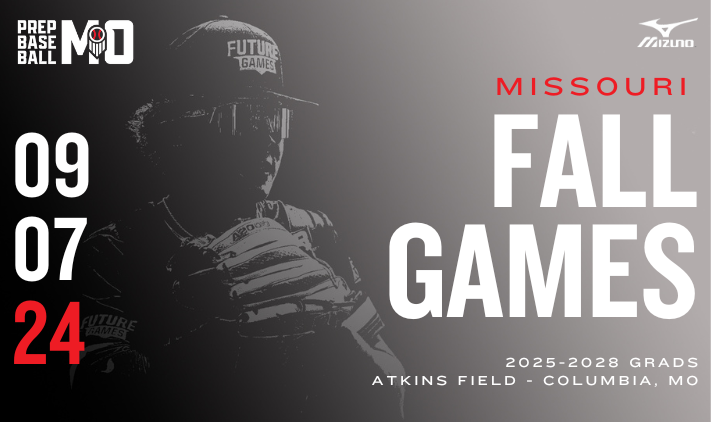 PrepBaseballMO's tweet photo. 𝓜𝓲𝓼𝓼𝓸𝓾𝓻𝓲 𝓕𝓪𝓵𝓵 𝓖𝓪𝓶𝓮𝓼 🍂

+ The #MOFallGames is back this year, set for September 7th at Atkins Field in Columbia, MO, and is open to all current HS grads. 

+ Request your invite for this event, today.👇

📝: https://t.co/neG2vdNCqg https://t.co/ac57JULJnl