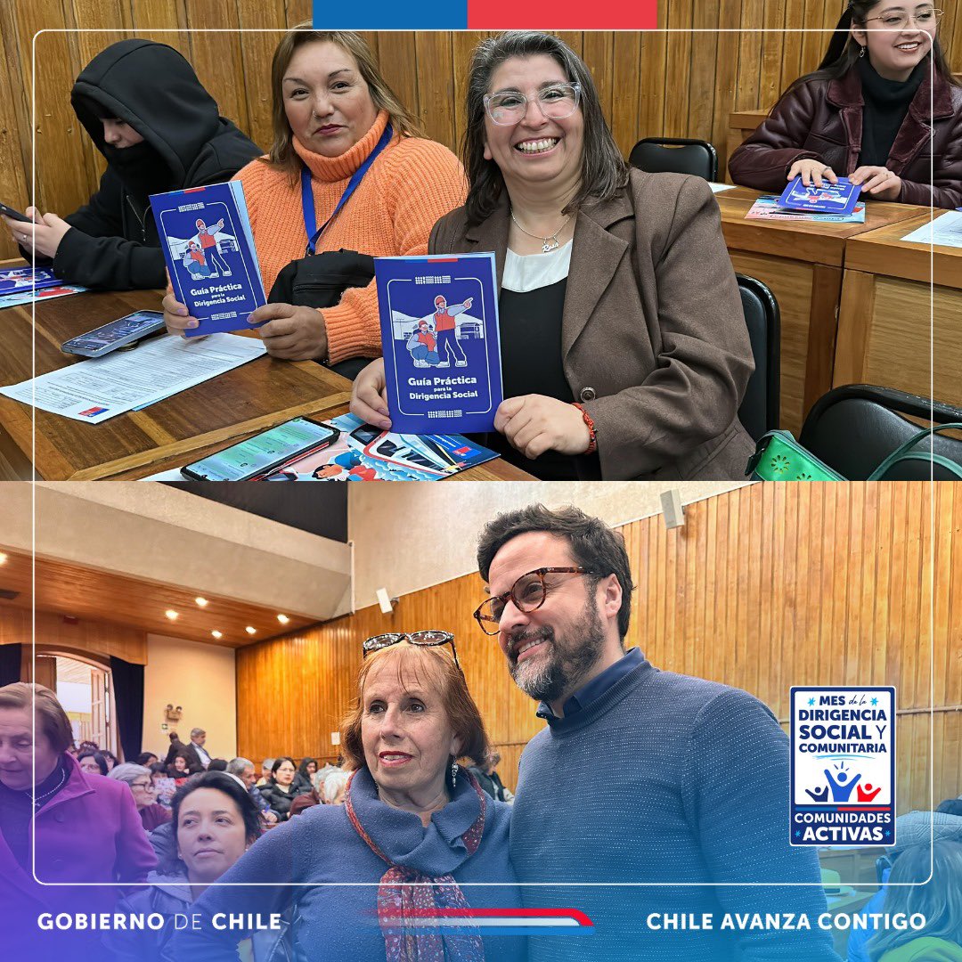 #ComunidadesActivas | En una escuela de formación realizada en #LaSerena pudimos compartir con más de 120 dirigentes y dirigentas comunitarios y celebrarlos en su día.