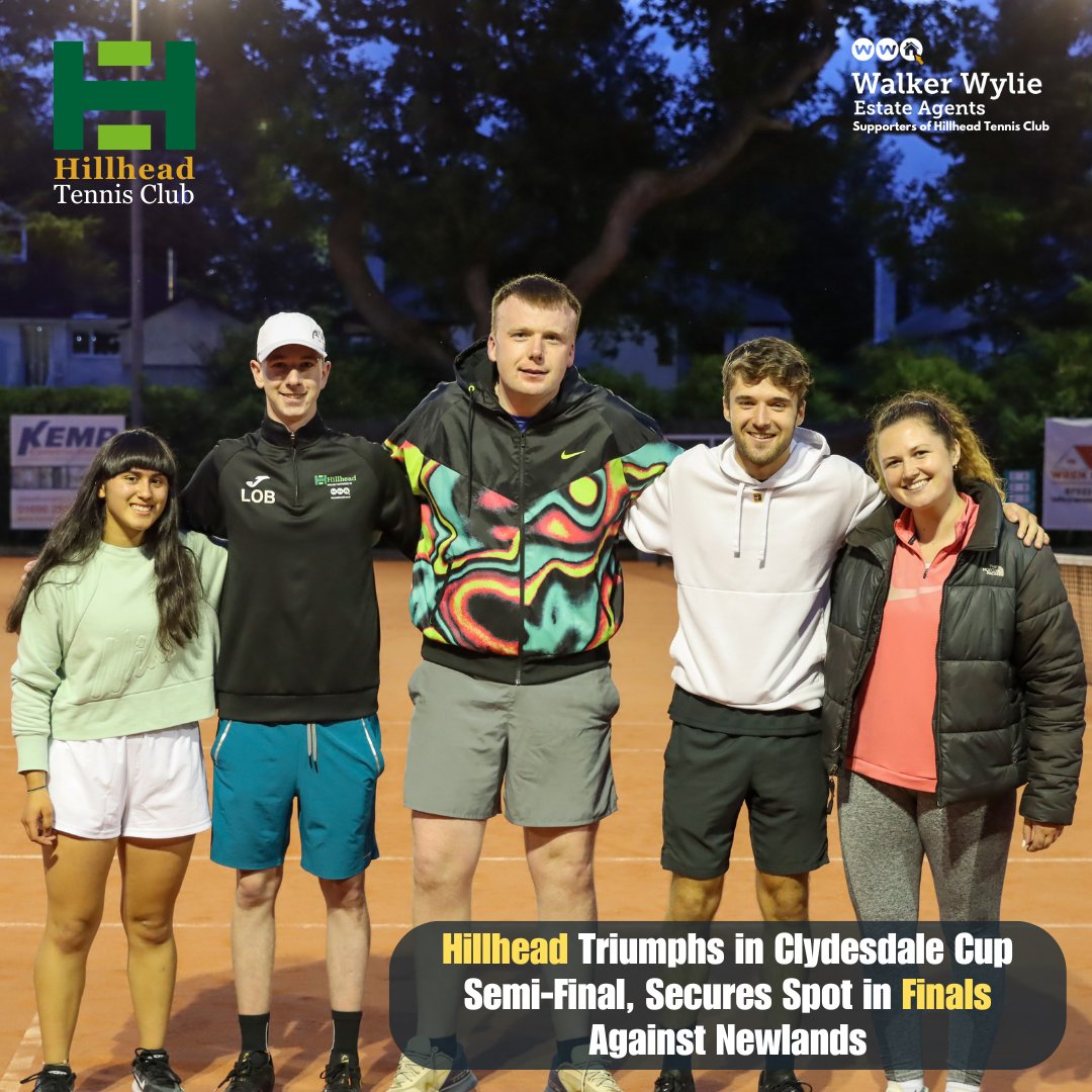 Hillhead triumphed 6-3 in last night’s Clydesdale Cup Semi-final at Whitecraigs. They now face Newlands in the final next Wednesday at 7pm (away). Come support the team—it’s going to be epic! #VamosHillhead #ClydesdaleCupFinals