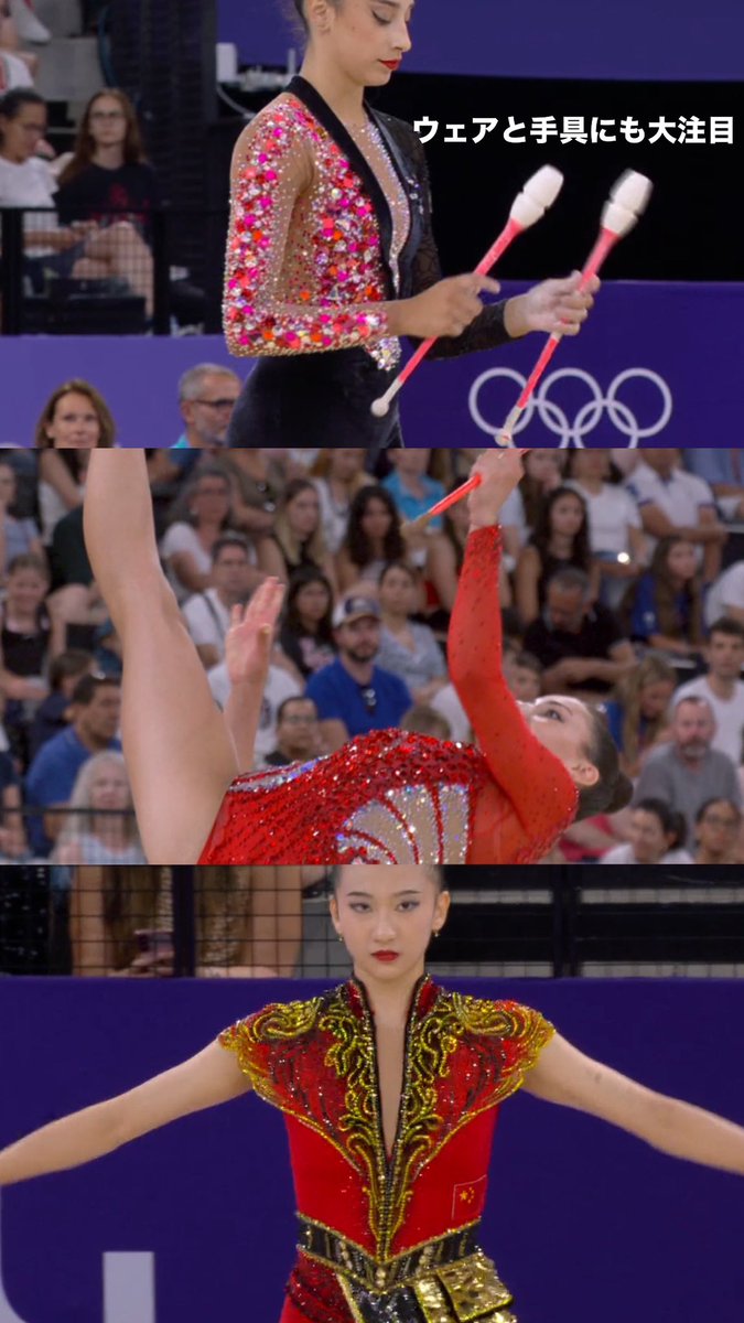ricoricopyon's tweet photo. ウェアにも注目😙✨✨✨
#新体操 #オリンピック
#Paris2024 https://t.co/QwTx2qOiyN