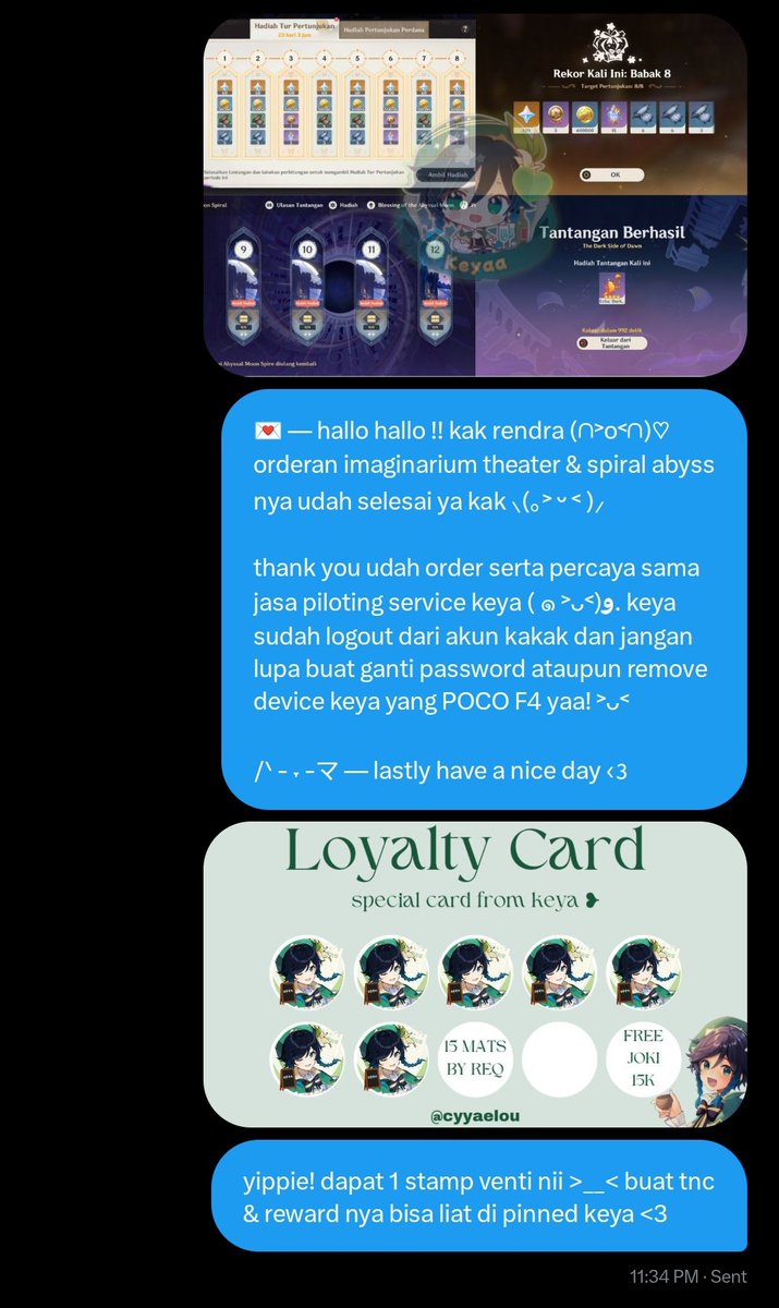 Keyaa ˗ˋˏ ꒰ Joki GI, HSR, MLBB ꒱ ˎˊ˗ (@cyyaelou) / Posts / X