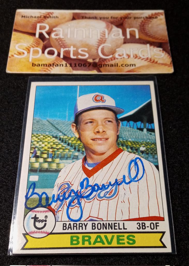1979 Topps Barry Bonnell Atlanta Braves.  Make an offer. I will ship for free