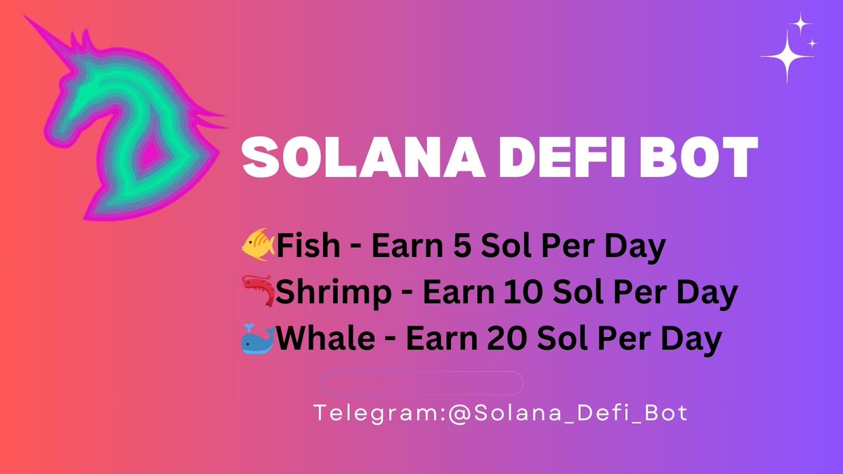 Meme coins are HOT but are you making enough sol to full fil your gambling addiction? 
Check out @Solana_Defi_Bot to make money
💸 Automate your trades
🔥 Boost your returns
⚡ Experience lightning-fast Solana transactions
Telegram: t.me/Solana_Defi_Bot
 #Solana #DeFi #Crypto