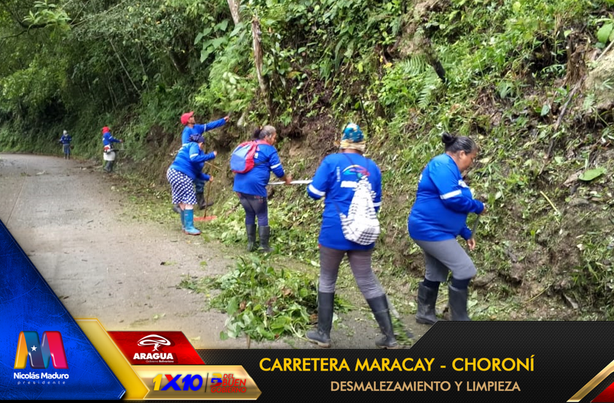 viasdearaguas's tweet photo. 🚧📸 Desplegados, en la carretera #Maracay #Choroní con el desmalezamiento y limpieza en los 50 Kilómetros.
#PuebloSonrienteYEnPaz 🇻🇪
Rutas limpias, playas más cerca.
@NicolasMaduro  @Soykarinacarpio @VTVcanal8 https://t.co/DNdjhSe9JY