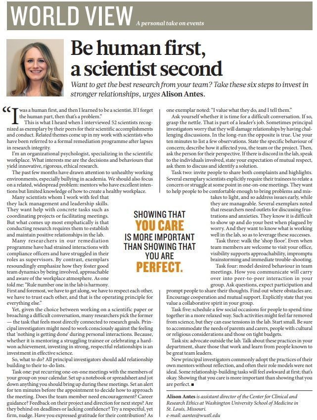 FranciscoICMC's tweet photo. I thought that was obvious... Every professor/researcher was once a student and should therefore empathise with their students. 

First law of leadership: be human first, scientist second
https://t.co/YbHkYT5Did https://t.co/5ZaVlJ7LOc