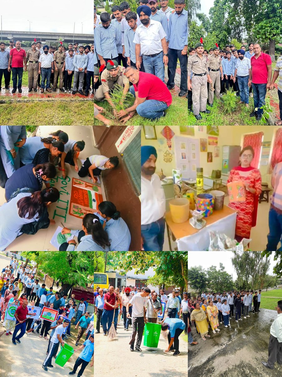 itiJammu's tweet photo. 🧹🌍 #SwachhtaPakhwada kicks off! From pledges to cleanliness drives, debates, plantation drives, and more—all ITIs of JKUT are joining hands for a cleaner, greener future! 🌱📝 #SkillIndia @MSDESkillIndia @dmjammuofficial @directorskilljk @PMOIndia #SwachhBharat #CleanIndia https://t.co/9gjzgI37d3
