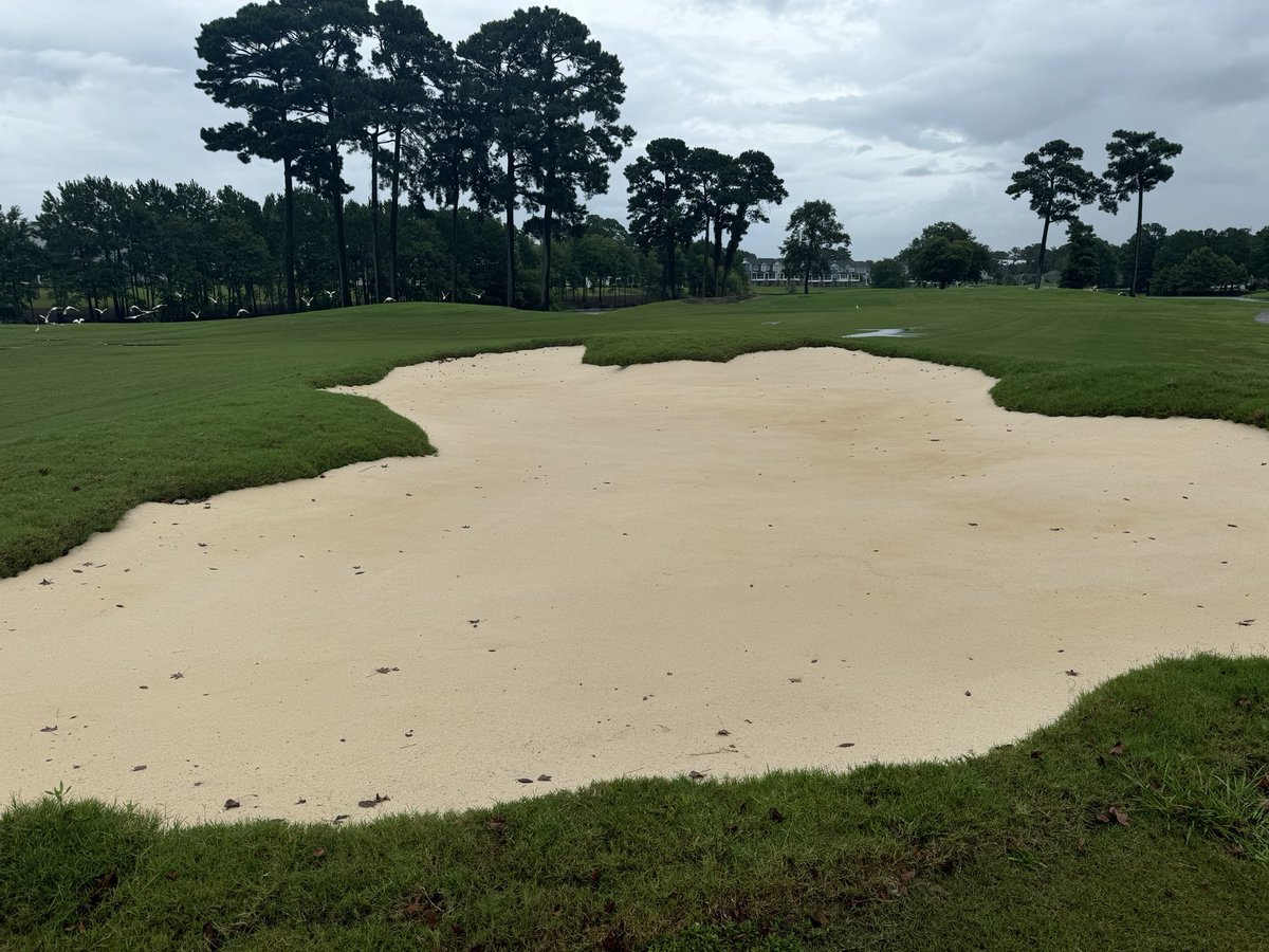 10” of rain so far this week <a href="/seatrailresort/">Sea Trail Golf Club</a> . No water or wash in completed bunkers <a href="/Billy_Bunker/">Better Billy Bunker</a>