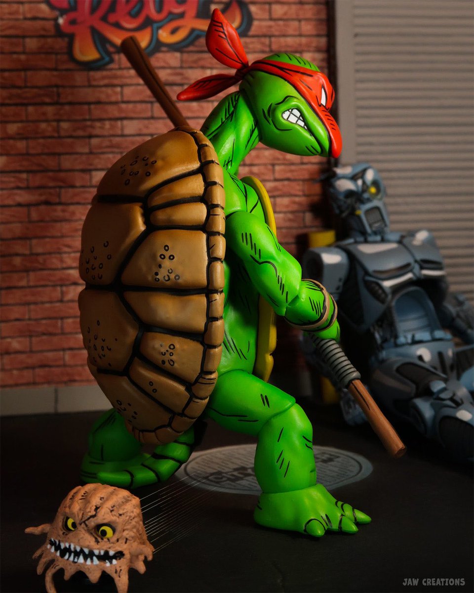 jaw_creations's tweet photo. “Now that’s what I call a no-brainer…”
#tmnt #neca #miragestudios #necafanfoto #eastmanandlaird #toyphotography #utrom https://t.co/GTqSgaBsYp