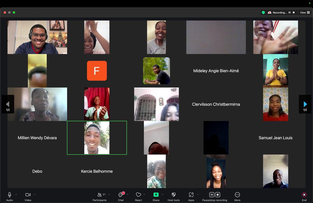 Toujours un plaisir d’interagir avec ces jeunes du programme PAYS de <a href="/fondationhector/">Hector Foundation</a>! Tellement d’énergie positive, des questions brillantes et une volonté de réussir en Haïti. 

Bon travail à ton équipe <a href="/hector_wilhem/">Wilhem HECTOR</a>.