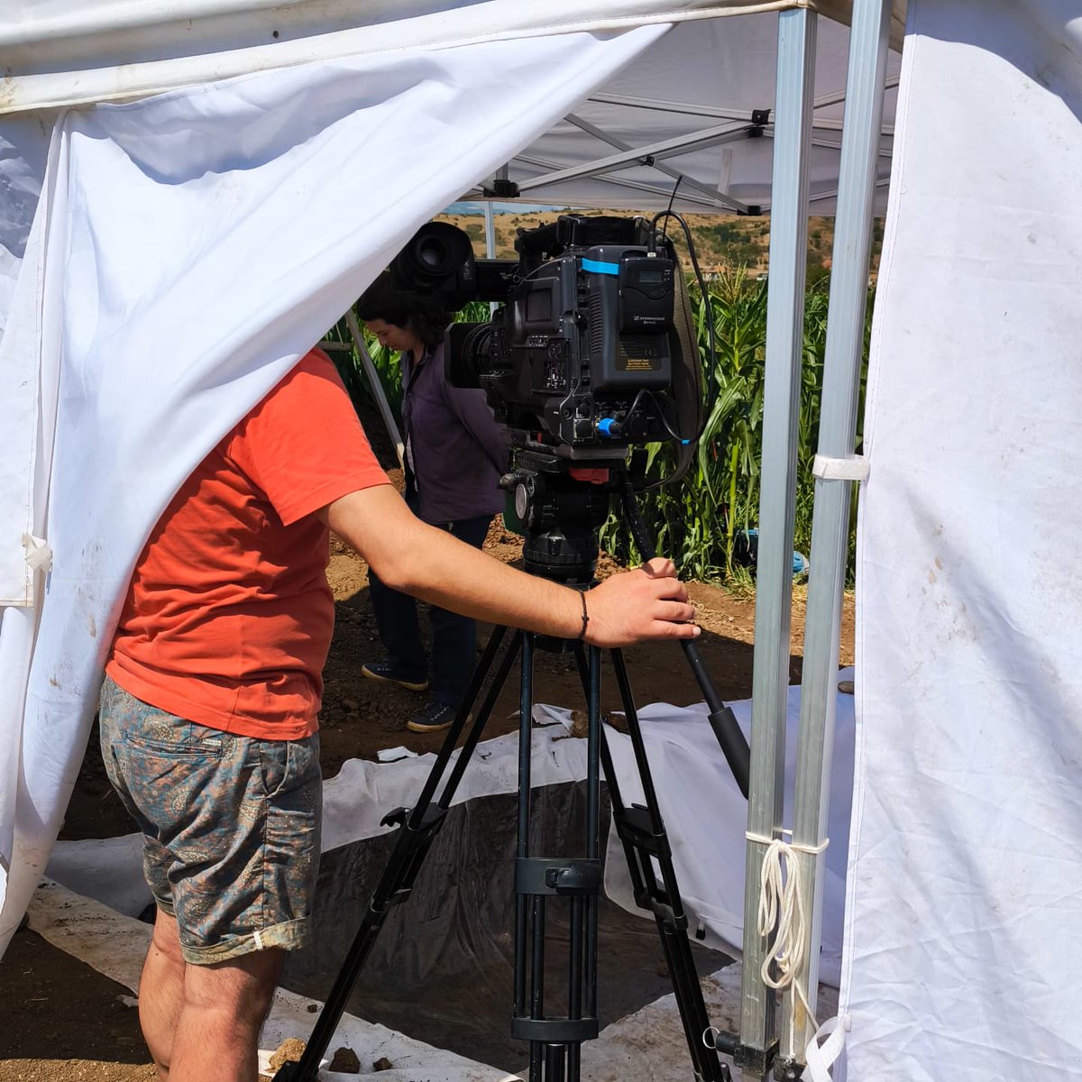 KorcaNeolithic's tweet photo. Radio Televizioni Shqiptar visited us today and interviewed one of our project leaders, Dr. Jana Anvari from the Institute of Prehistory, University of Cologne.👏
You can find the report here:
https://t.co/jzJ050E7yf

#rtsh #albania #archaeology #excavation https://t.co/DQTvbELuog