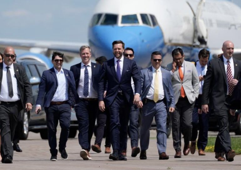 On the left: Armageddon. On the Right: Praying for Armageddon