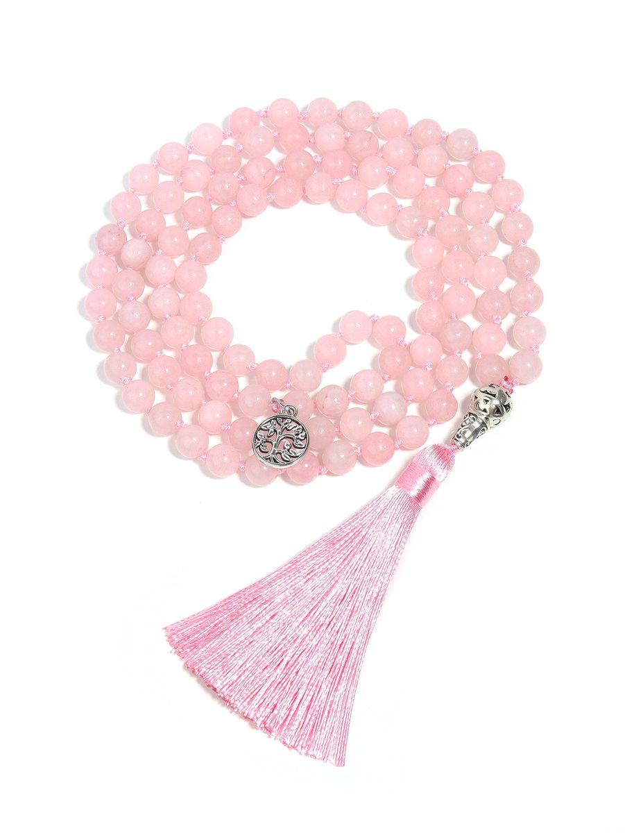 The 108 Sacred Rose Beads from Tarosemry13.com are for you if you love the color Pink et symbolizes Love, Compassion, and Kindness. 13Love 🌸💖🌸