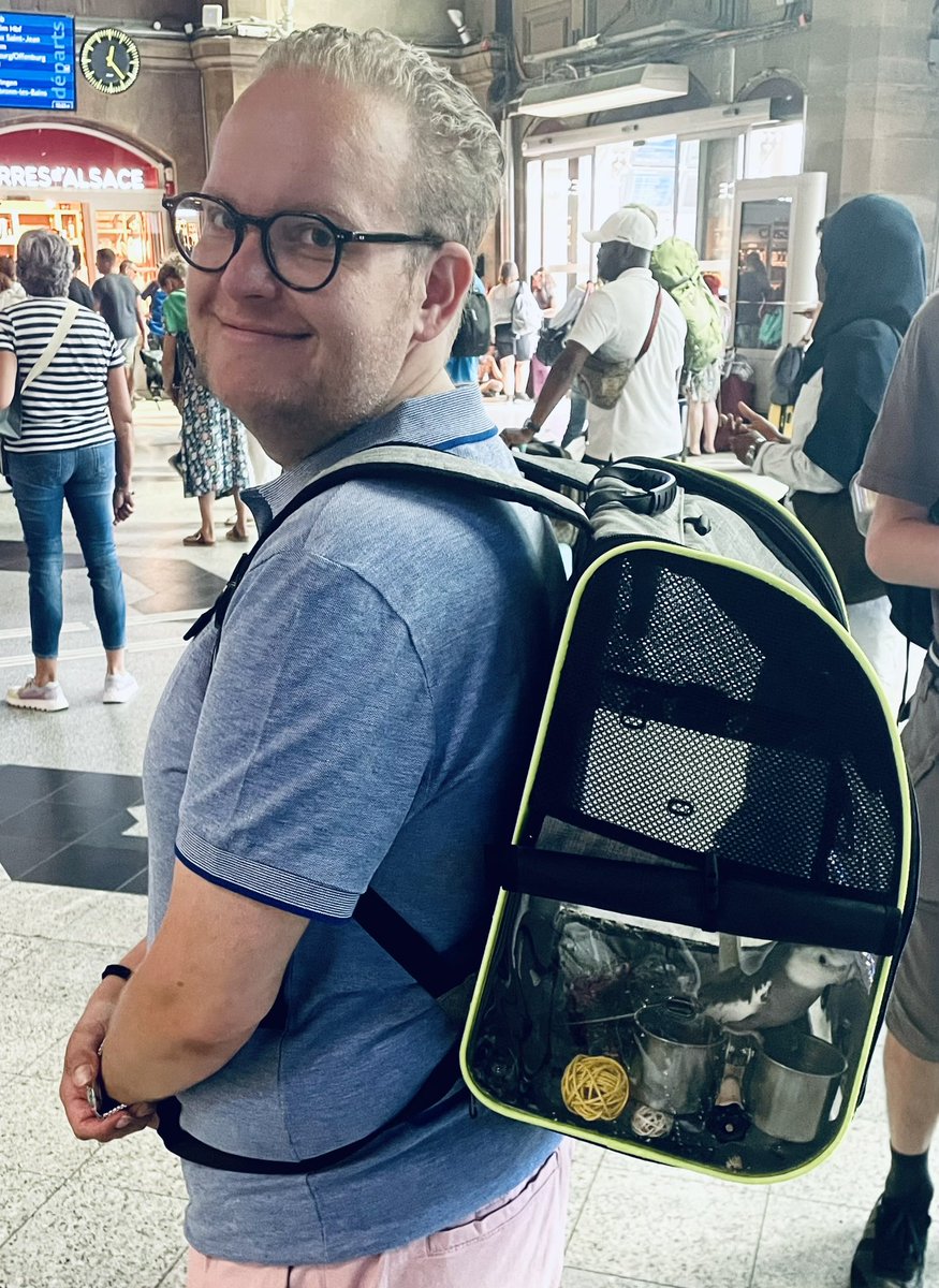 Départ en colo pour le petit 🦜 Il a aussi le droit à quelques vacances 😉
#AnimalAdventure poke <a href="/SNCFVoyageurs/">SNCF Voyageurs</a> <a href="/OUIGO/">OUIGO</a>