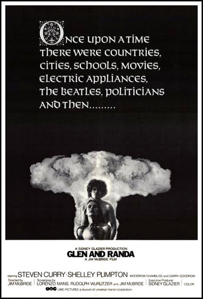 GabeCrate's tweet image. ☢️#60. Glen and Randa, 1971. A uniquely fascinating artifact. A pair of often nude innocents traverse a #postapocalyptic world knowing only what they’ve pieced together from superhero comic books. #BlueLagoon meets the 2nd act of #thunderdome. Slow for some. I was riveted. 4/5 ☢️